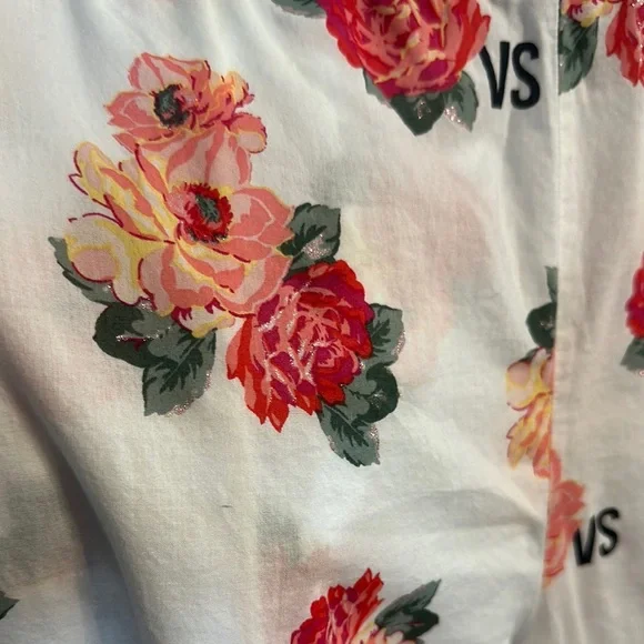 Victoria's Secret Floral Pajama Pants GUC SZ XL LIGHTWEIGHT COMFORTABLE - Picture 3 of 8